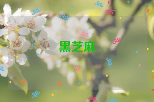 黑芝麻