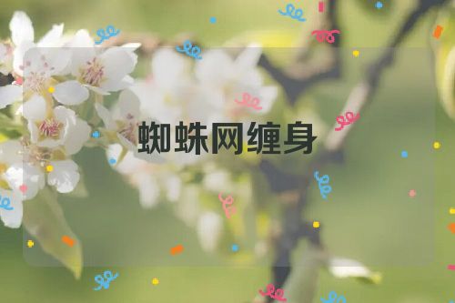 蜘蛛网缠身