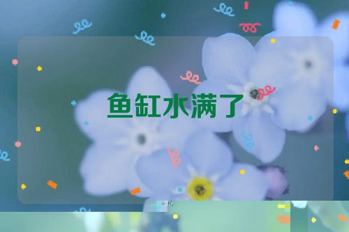 鱼缸水满了