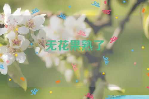 无花果熟了