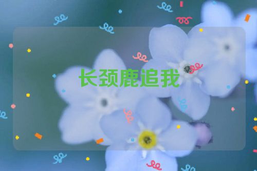 长颈鹿追我