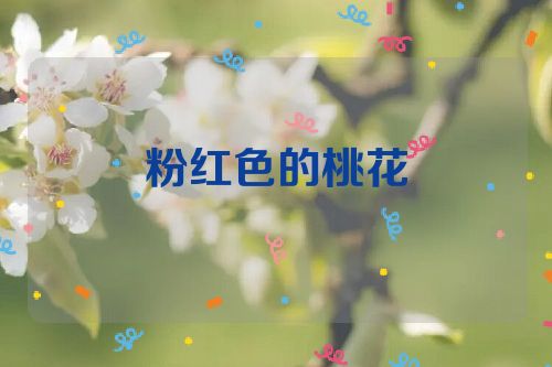 粉红色的桃花