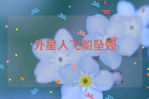 外星人飞船坠毁