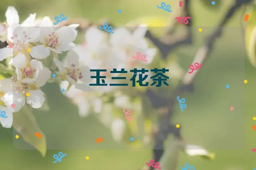 玉兰花茶