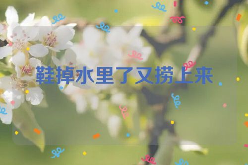 鞋掉水里了又捞上来