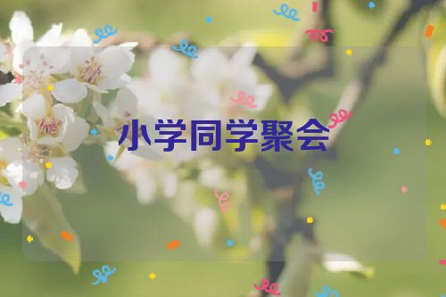 小学同学聚会