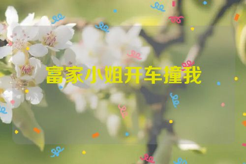 富家小姐开车撞我