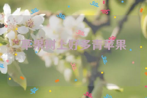 苹果树上好多青苹果